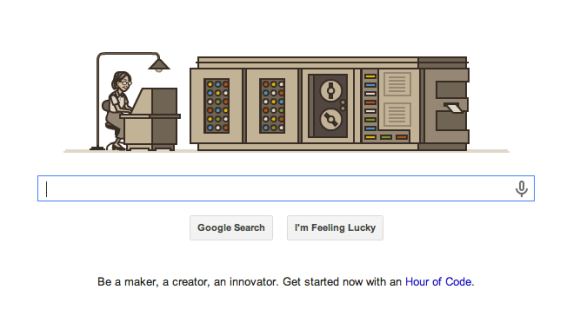 Grace Hopper Google Doodle